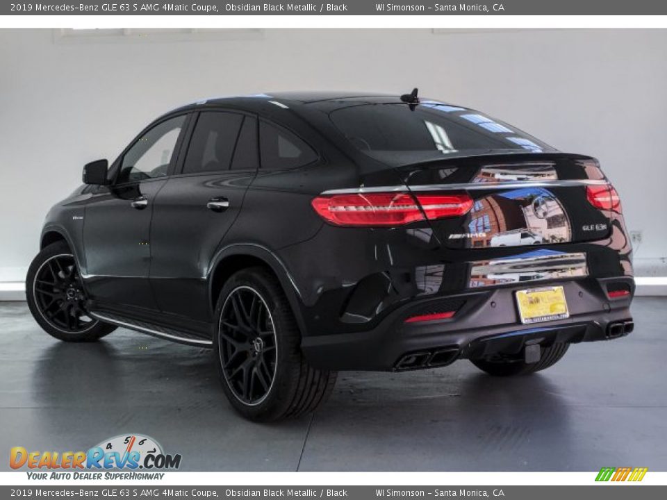 2019 Mercedes-Benz GLE 63 S AMG 4Matic Coupe Obsidian Black Metallic / Black Photo #2