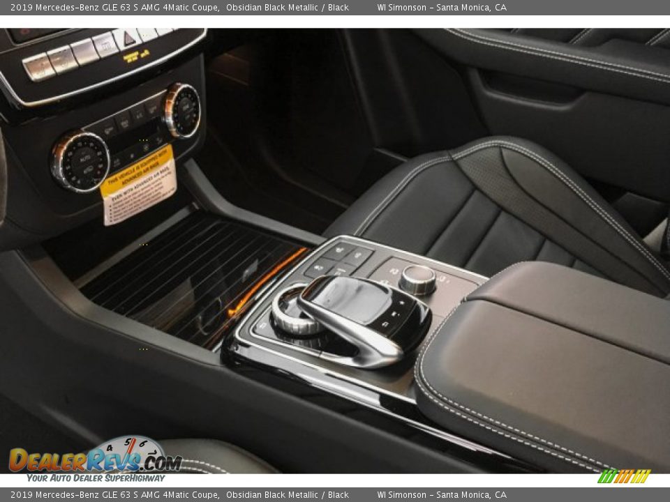 2019 Mercedes-Benz GLE 63 S AMG 4Matic Coupe Obsidian Black Metallic / Black Photo #4