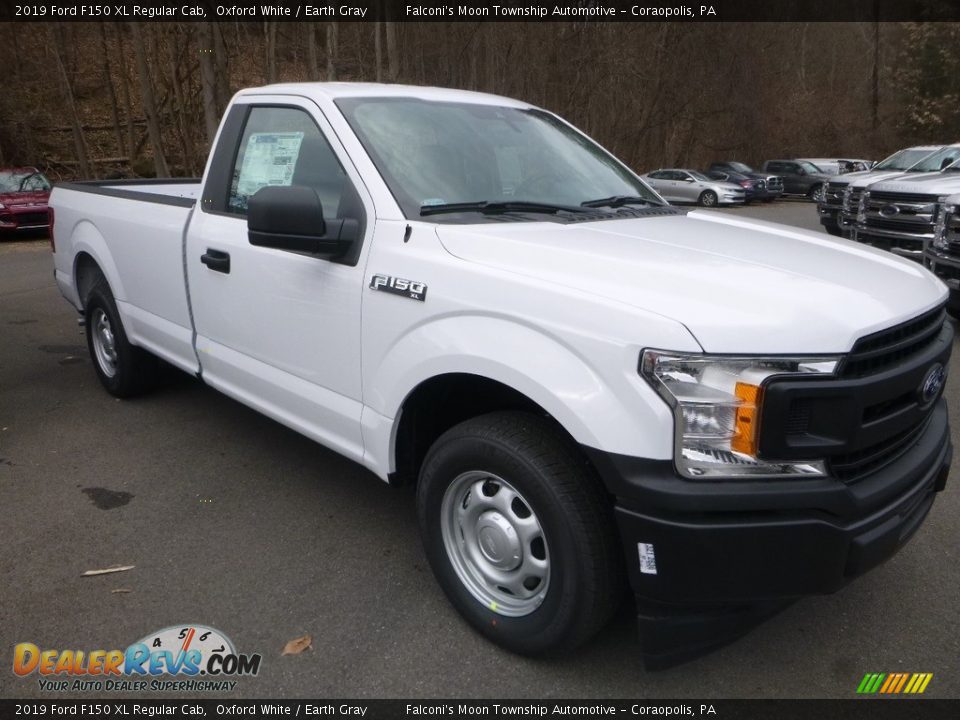 2019 Ford F150 XL Regular Cab Oxford White / Earth Gray Photo #7