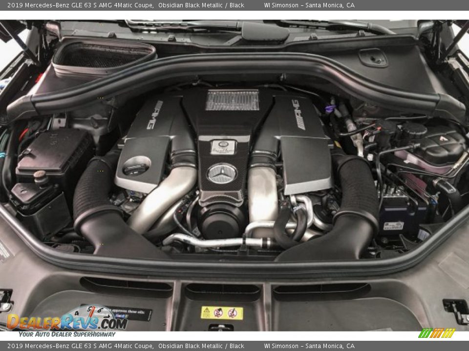 2019 Mercedes-Benz GLE 63 S AMG 4Matic Coupe 5.5 Liter AMG DI biturbo DOHC 32-Valve VVT V8 Engine Photo #7