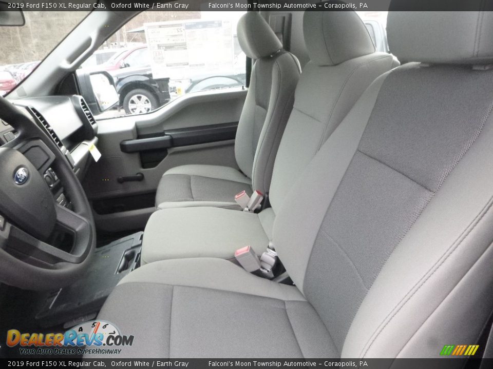 2019 Ford F150 XL Regular Cab Oxford White / Earth Gray Photo #9