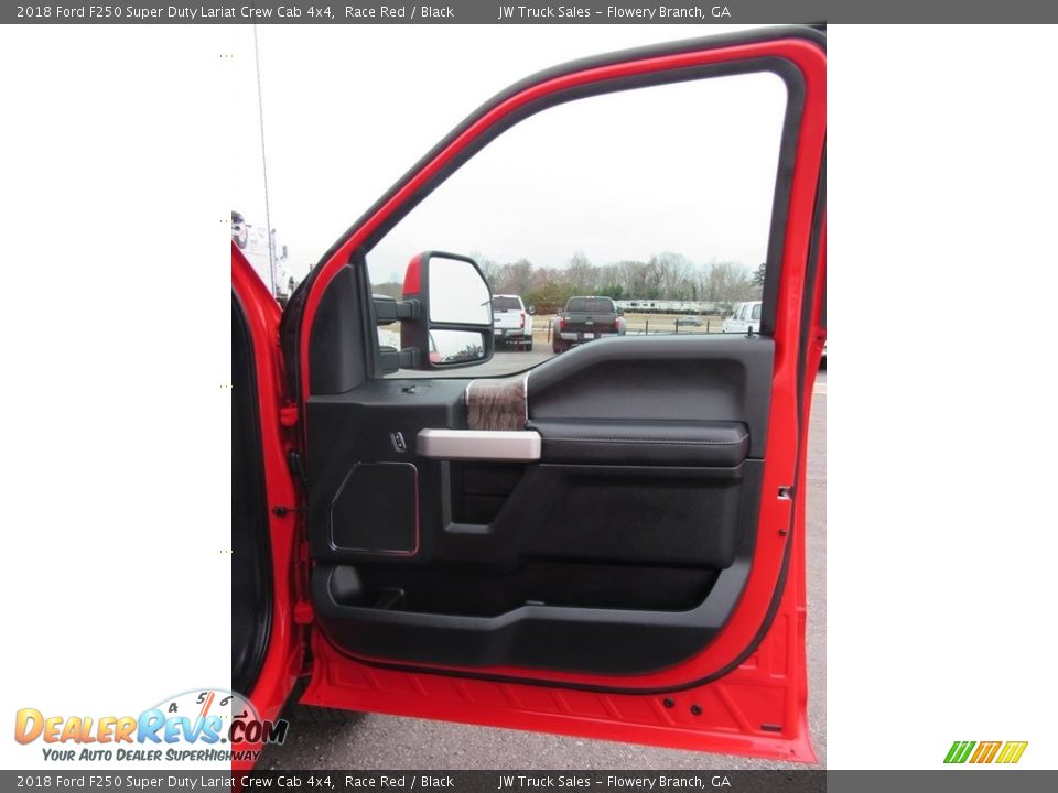 2018 Ford F250 Super Duty Lariat Crew Cab 4x4 Race Red / Black Photo #9