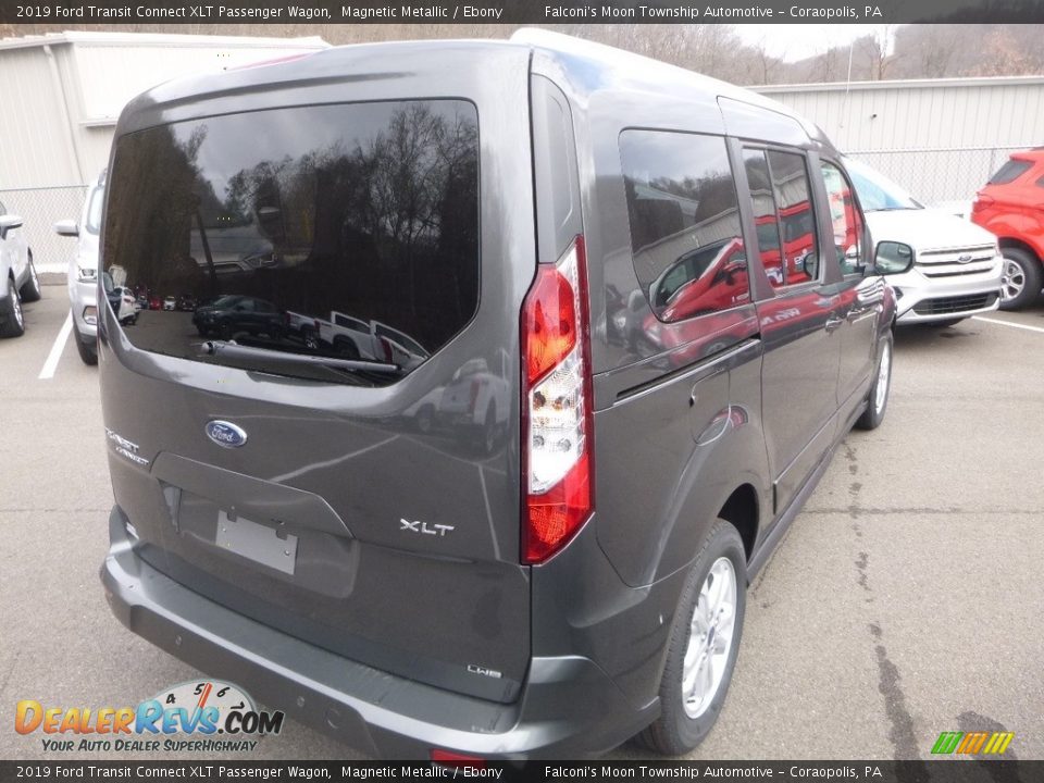 2019 Ford Transit Connect XLT Passenger Wagon Magnetic Metallic / Ebony Photo #2