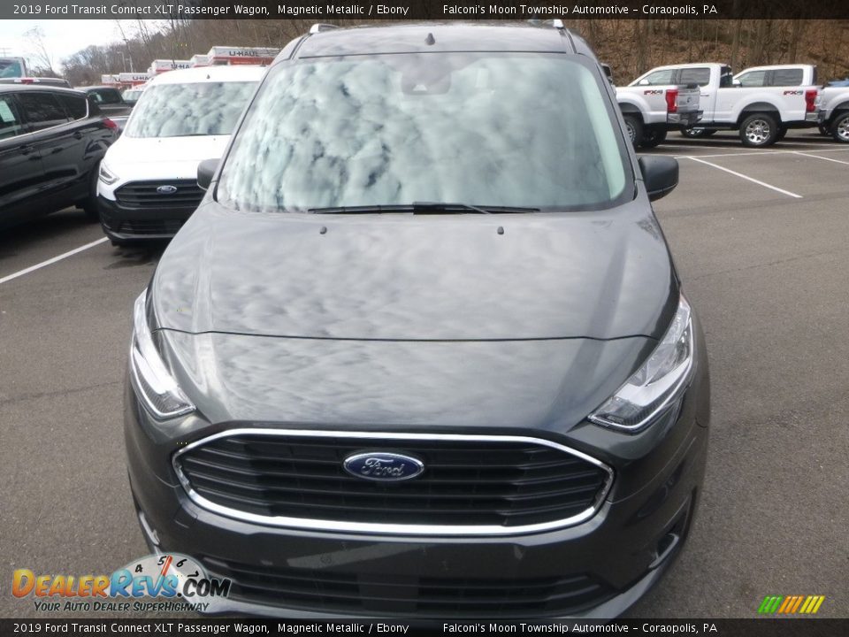2019 Ford Transit Connect XLT Passenger Wagon Magnetic Metallic / Ebony Photo #4
