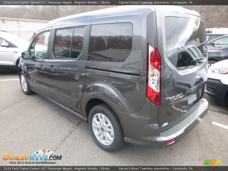 2019 Ford Transit Connect XLT Passenger Wagon Magnetic Metallic / Ebony Photo #7