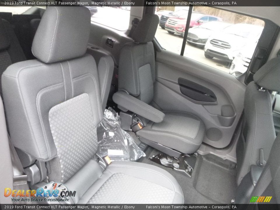 Rear Seat of 2019 Ford Transit Connect XLT Passenger Wagon Photo #9