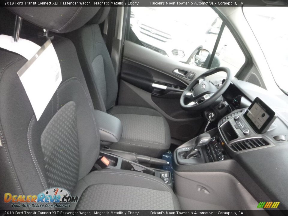 Front Seat of 2019 Ford Transit Connect XLT Passenger Wagon Photo #10