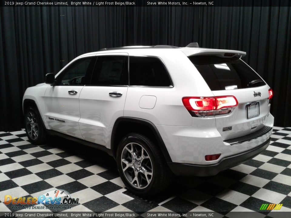 2019 Jeep Grand Cherokee Limited Bright White / Light Frost Beige/Black Photo #8