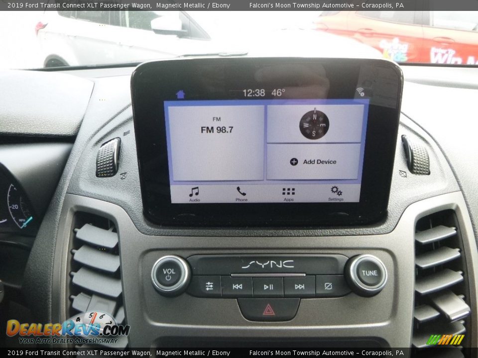 Controls of 2019 Ford Transit Connect XLT Passenger Wagon Photo #15