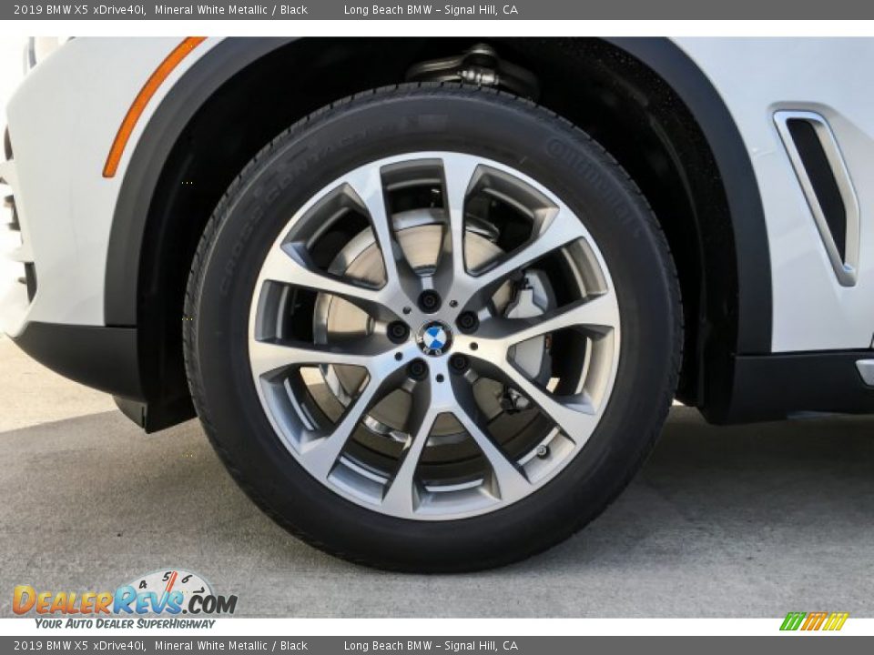 2019 BMW X5 xDrive40i Mineral White Metallic / Black Photo #9