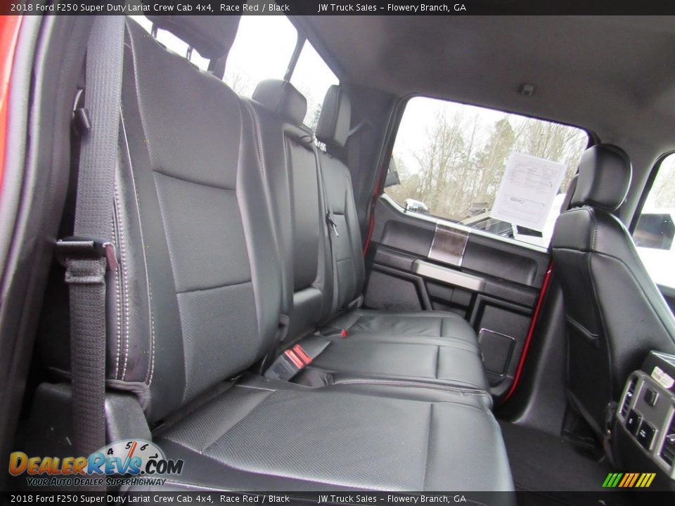 2018 Ford F250 Super Duty Lariat Crew Cab 4x4 Race Red / Black Photo #34