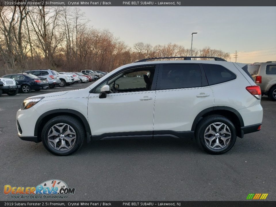 2019 Subaru Forester 2.5i Premium Crystal White Pearl / Black Photo #3