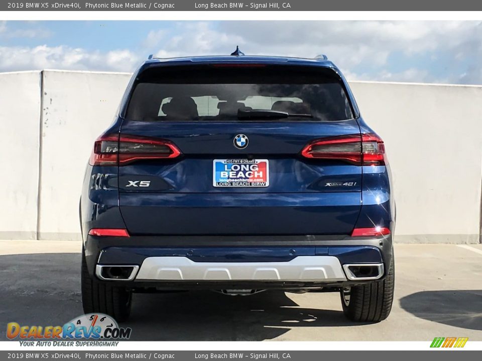 2019 BMW X5 xDrive40i Phytonic Blue Metallic / Cognac Photo #3