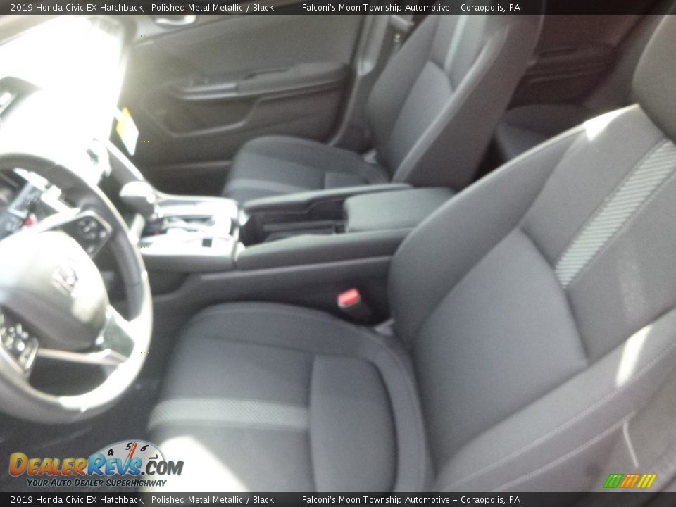 2019 Honda Civic EX Hatchback Polished Metal Metallic / Black Photo #8