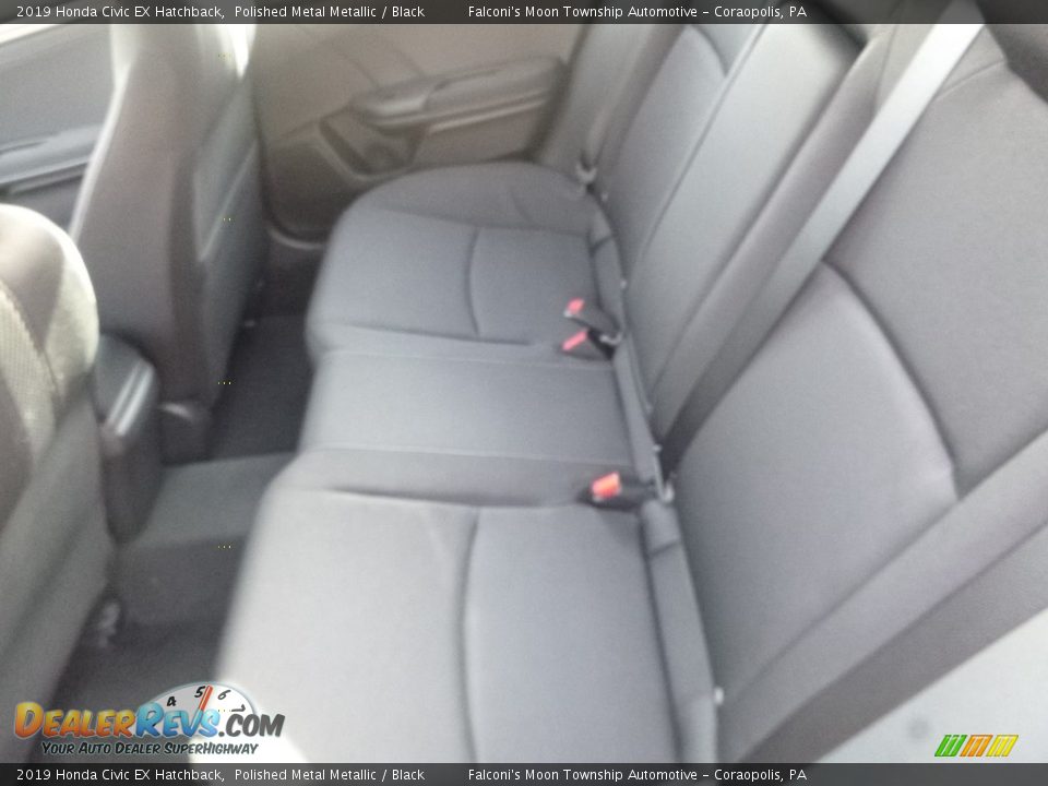 2019 Honda Civic EX Hatchback Polished Metal Metallic / Black Photo #9