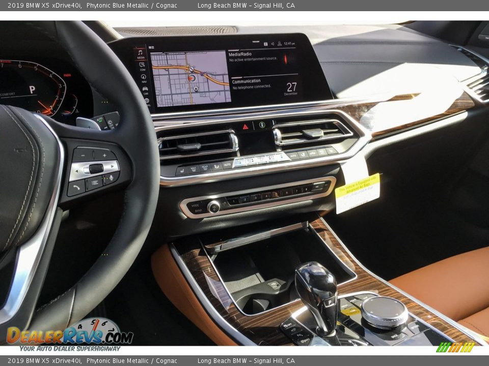 2019 BMW X5 xDrive40i Phytonic Blue Metallic / Cognac Photo #6