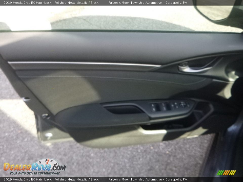 2019 Honda Civic EX Hatchback Polished Metal Metallic / Black Photo #11