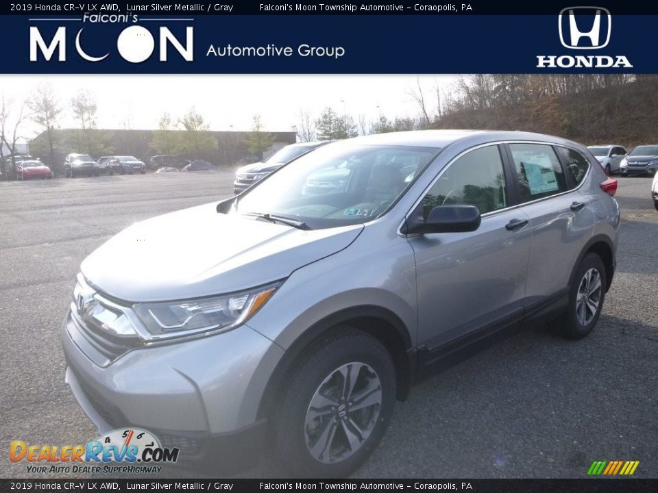 2019 Honda CR-V LX AWD Lunar Silver Metallic / Gray Photo #1