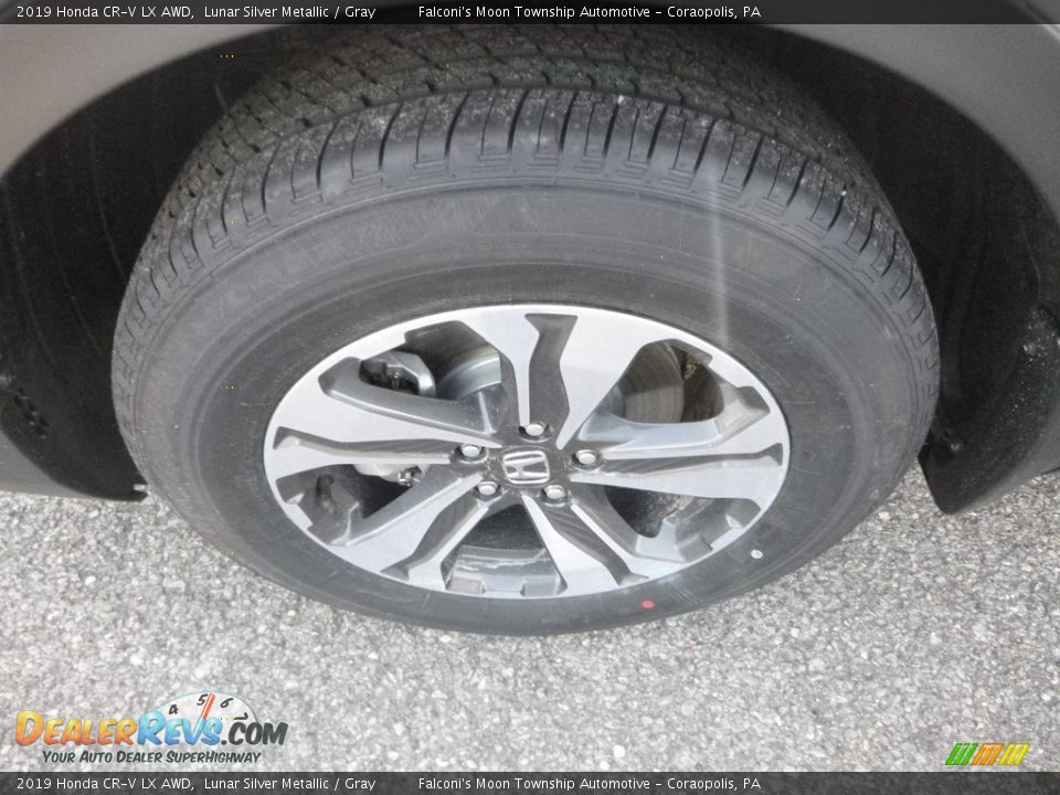 2019 Honda CR-V LX AWD Lunar Silver Metallic / Gray Photo #2