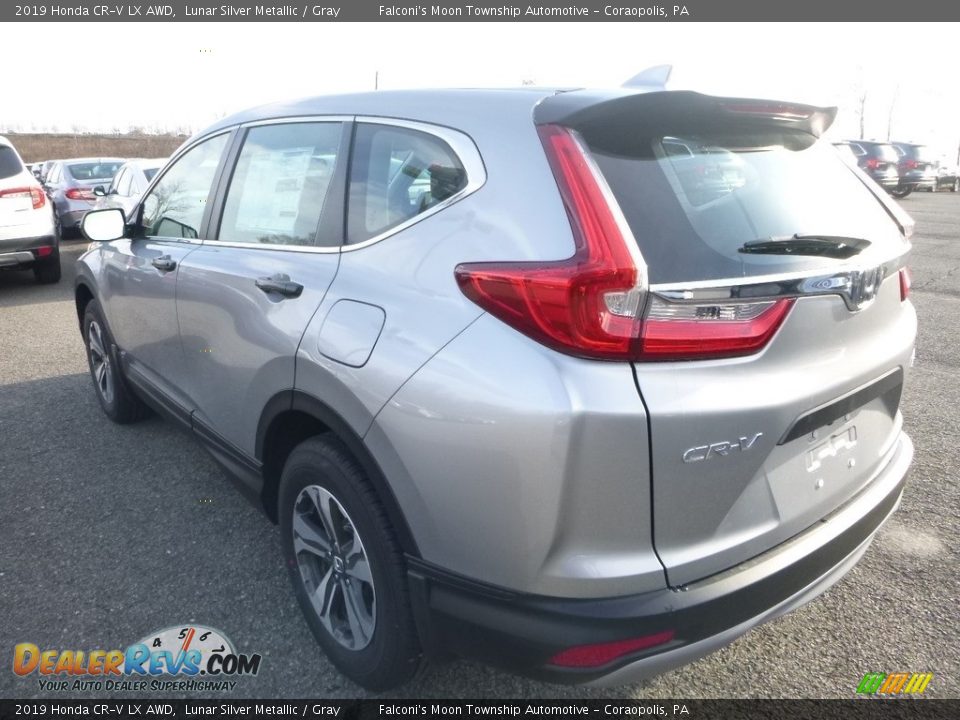 2019 Honda CR-V LX AWD Lunar Silver Metallic / Gray Photo #3