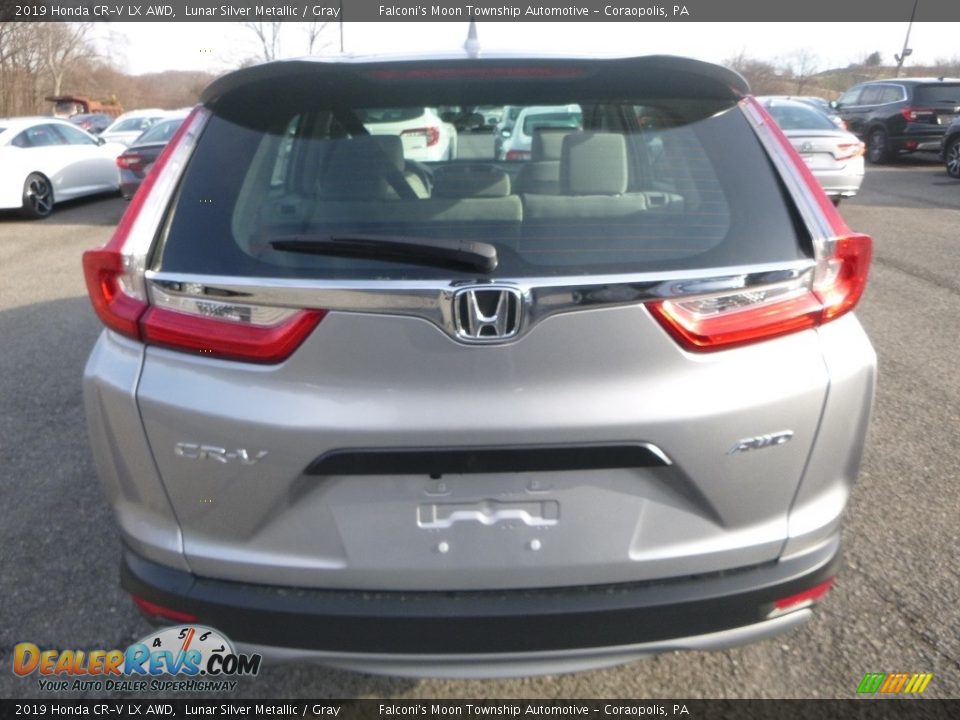 2019 Honda CR-V LX AWD Lunar Silver Metallic / Gray Photo #4