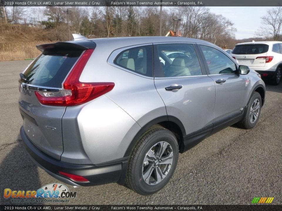 2019 Honda CR-V LX AWD Lunar Silver Metallic / Gray Photo #5