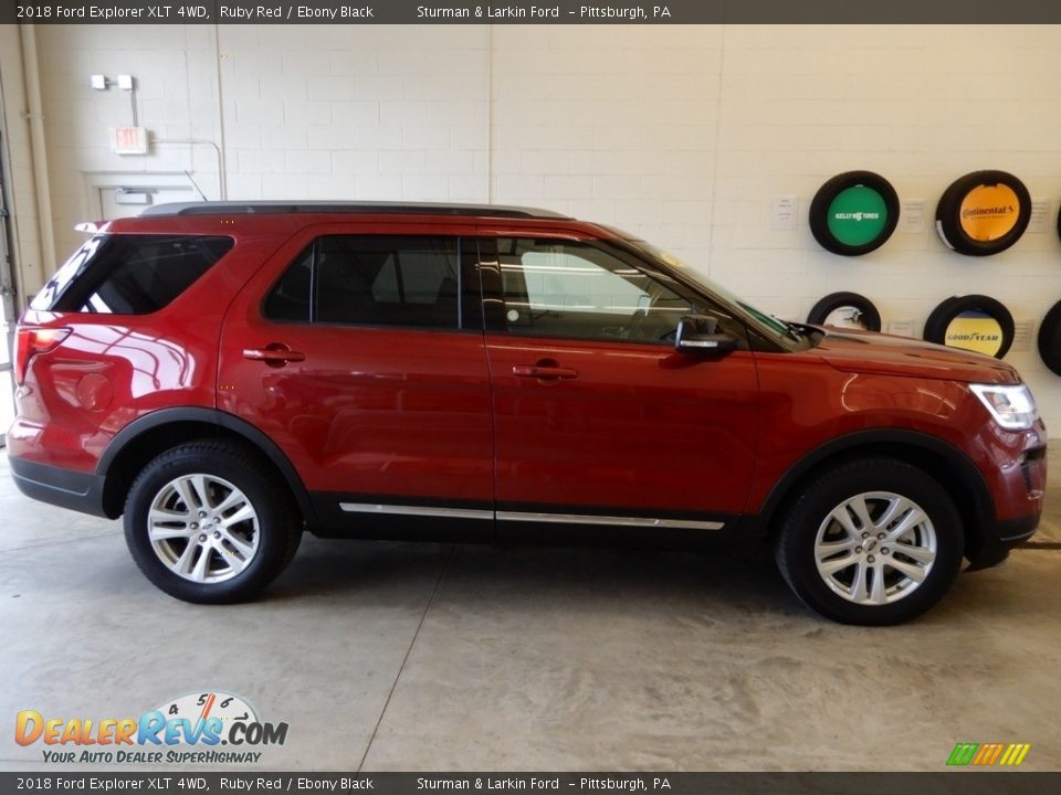 2018 Ford Explorer XLT 4WD Ruby Red / Ebony Black Photo #2