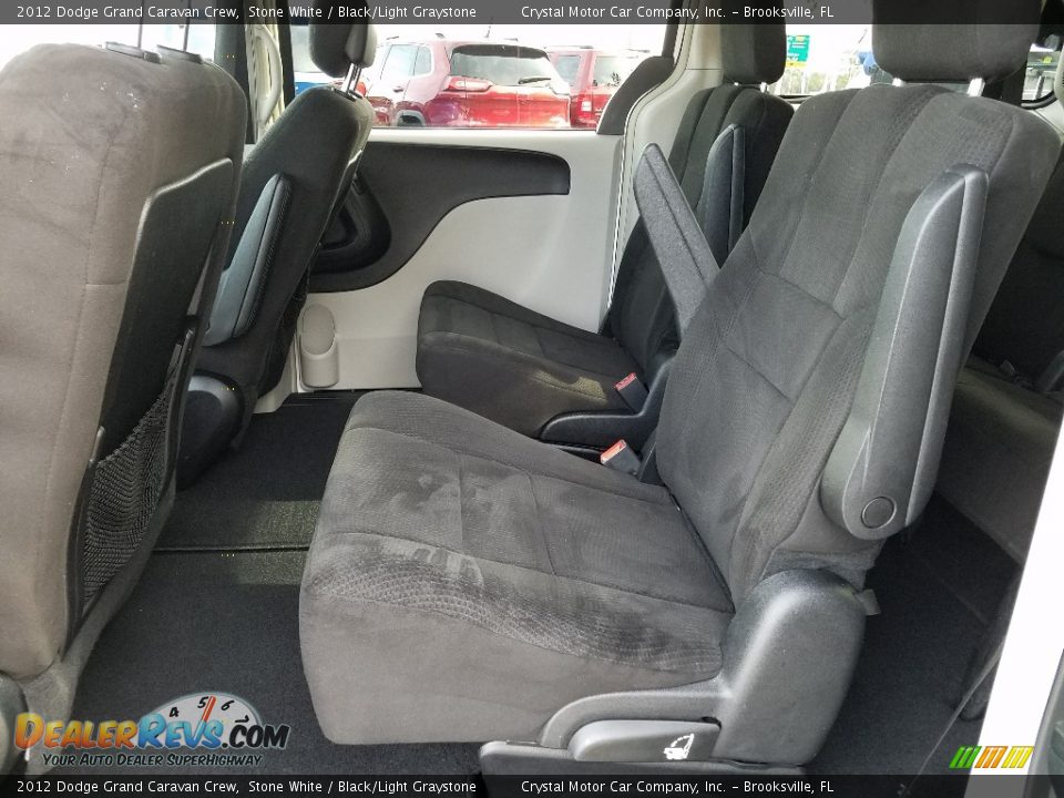 2012 Dodge Grand Caravan Crew Stone White / Black/Light Graystone Photo #10