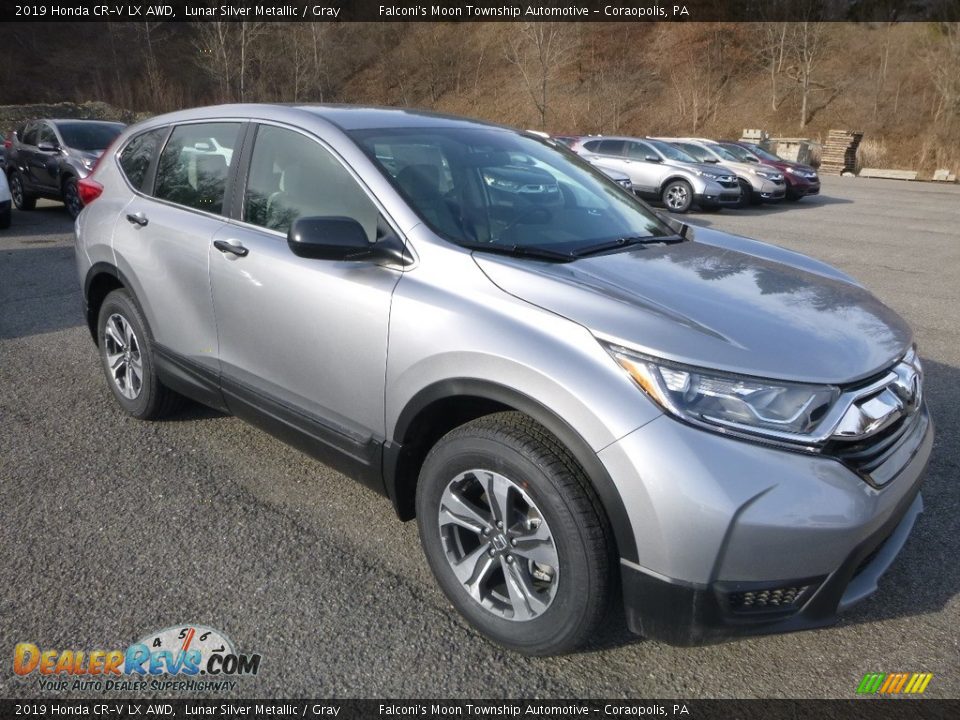 2019 Honda CR-V LX AWD Lunar Silver Metallic / Gray Photo #6