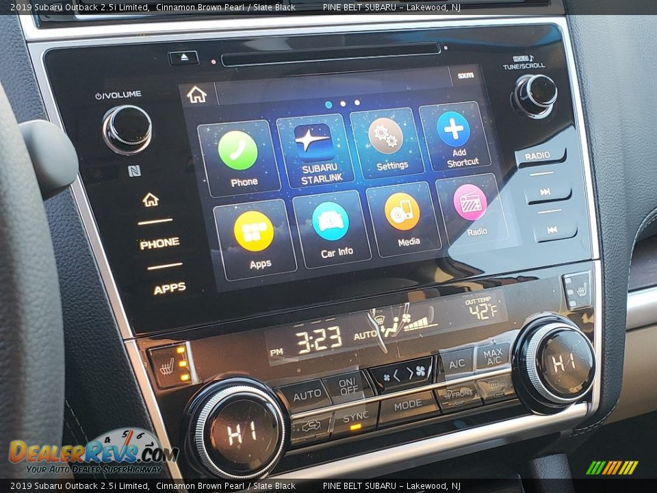 2019 Subaru Outback 2.5i Limited Cinnamon Brown Pearl / Slate Black Photo #10