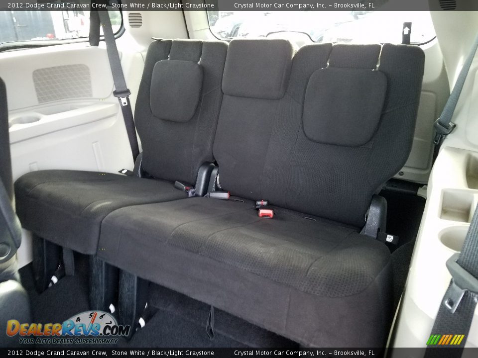 2012 Dodge Grand Caravan Crew Stone White / Black/Light Graystone Photo #11