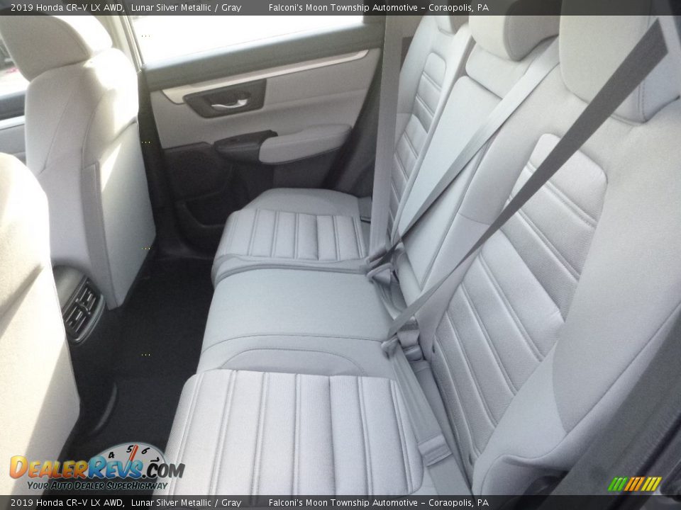 2019 Honda CR-V LX AWD Lunar Silver Metallic / Gray Photo #9