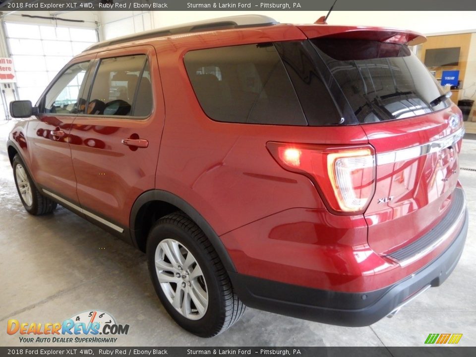 2018 Ford Explorer XLT 4WD Ruby Red / Ebony Black Photo #6