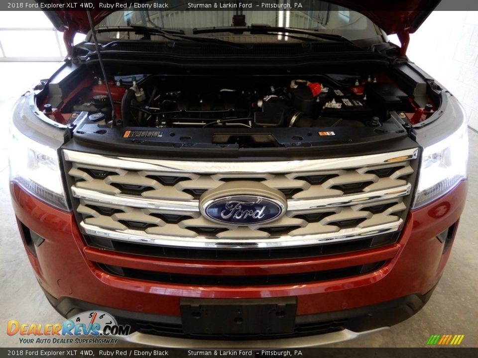 2018 Ford Explorer XLT 4WD Ruby Red / Ebony Black Photo #11