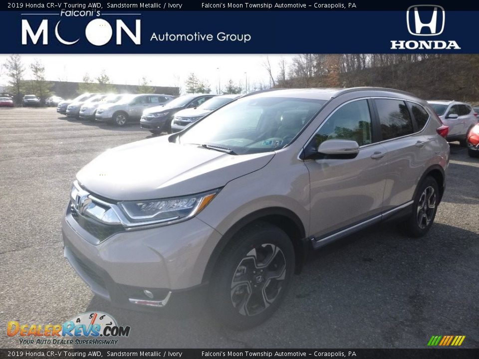 2019 Honda CR-V Touring AWD Sandstorm Metallic / Ivory Photo #1