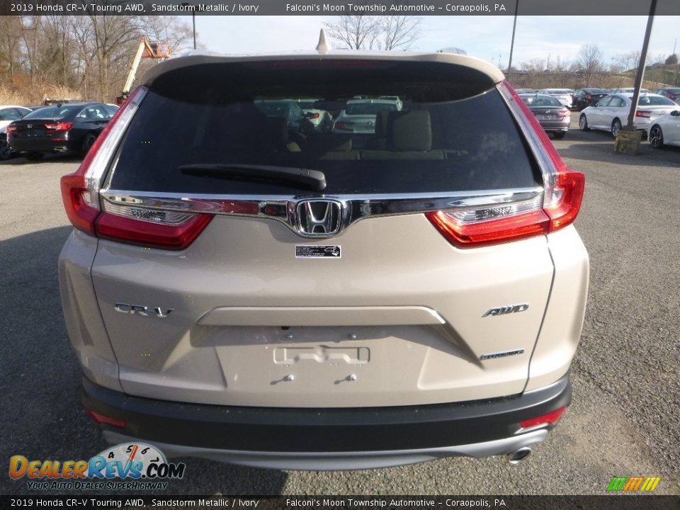 2019 Honda CR-V Touring AWD Sandstorm Metallic / Ivory Photo #3