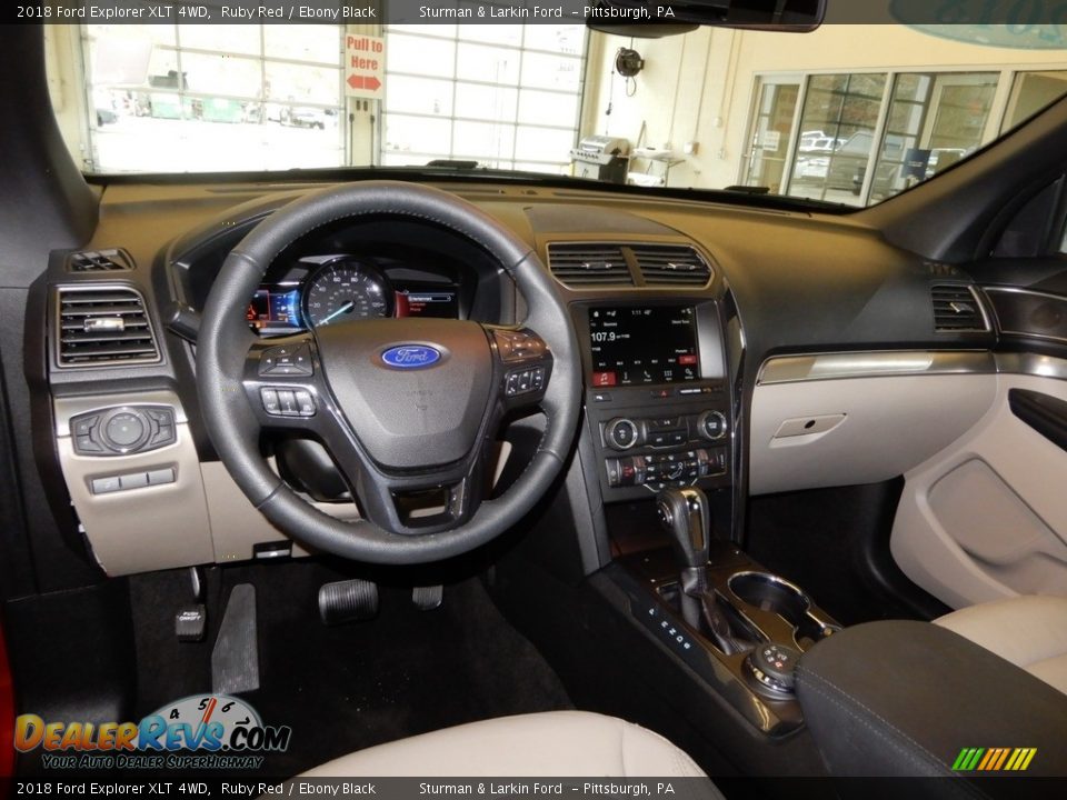 2018 Ford Explorer XLT 4WD Ruby Red / Ebony Black Photo #15
