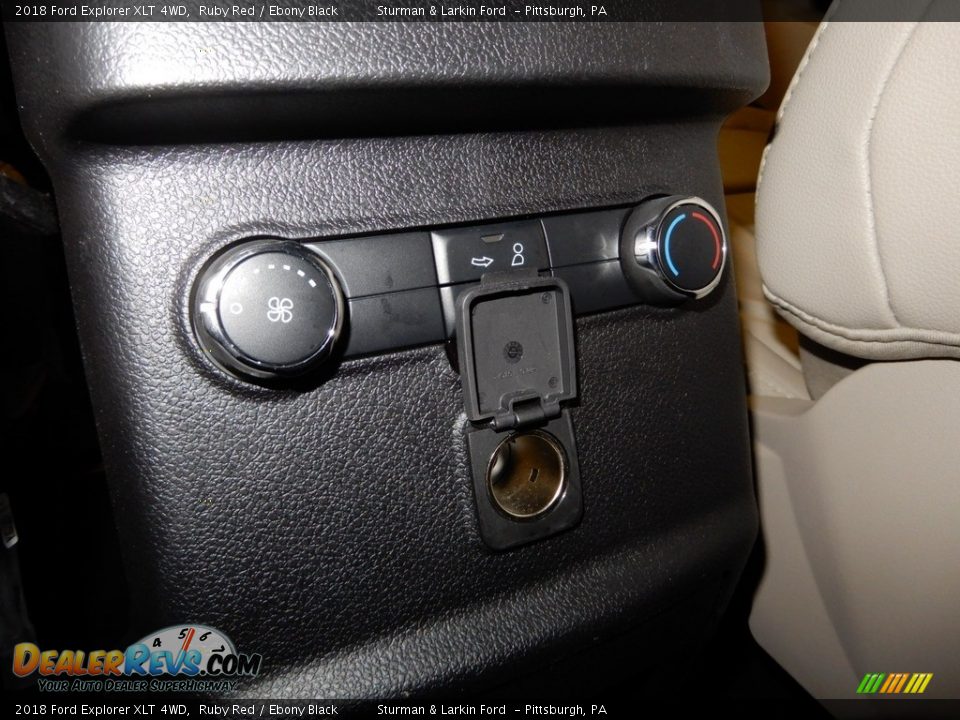 2018 Ford Explorer XLT 4WD Ruby Red / Ebony Black Photo #16