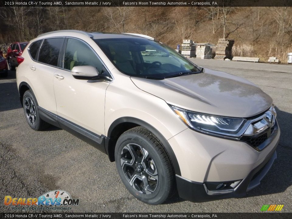 2019 Honda CR-V Touring AWD Sandstorm Metallic / Ivory Photo #5