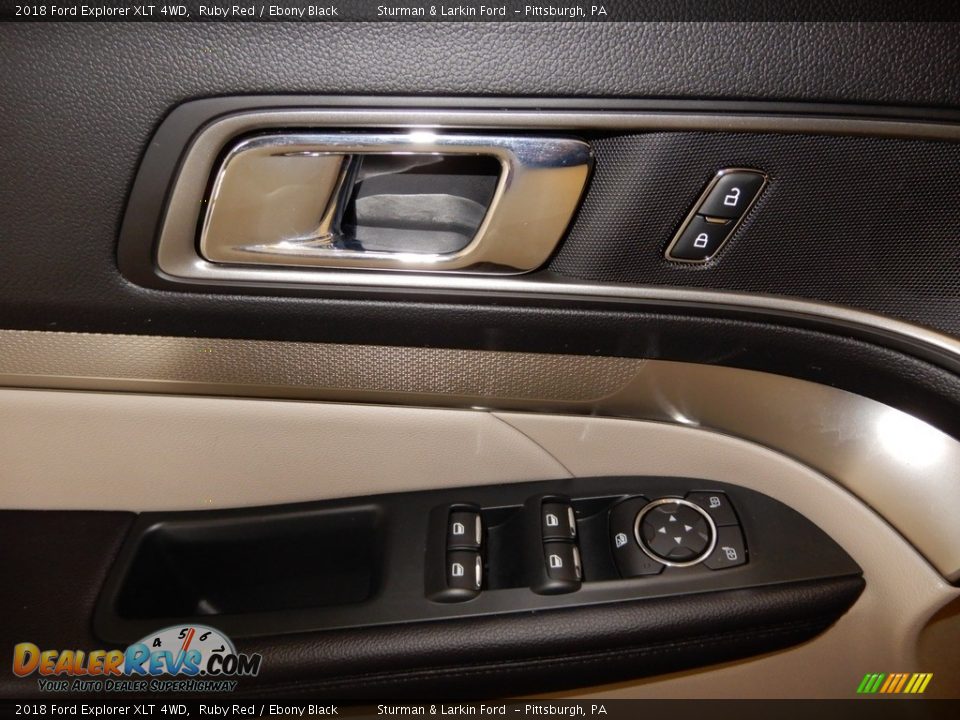 2018 Ford Explorer XLT 4WD Ruby Red / Ebony Black Photo #17