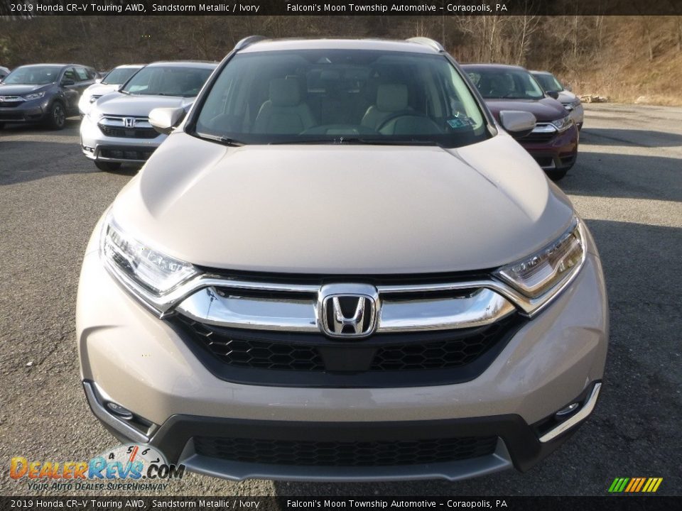 2019 Honda CR-V Touring AWD Sandstorm Metallic / Ivory Photo #6