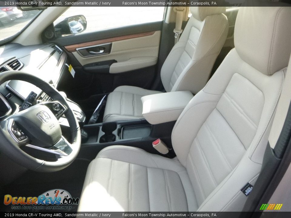2019 Honda CR-V Touring AWD Sandstorm Metallic / Ivory Photo #8