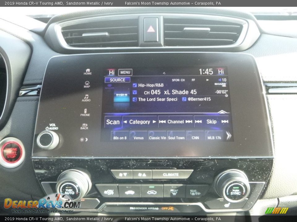 2019 Honda CR-V Touring AWD Sandstorm Metallic / Ivory Photo #13