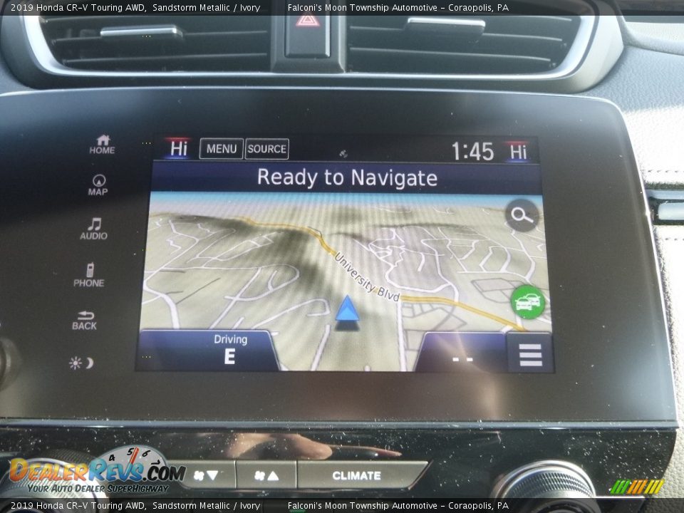 2019 Honda CR-V Touring AWD Sandstorm Metallic / Ivory Photo #14