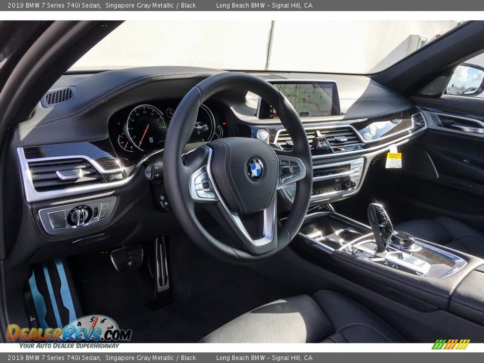 2019 BMW 7 Series 740i Sedan Singapore Gray Metallic / Black Photo #4