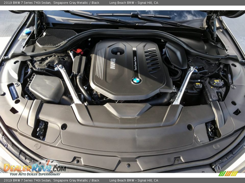 2019 BMW 7 Series 740i Sedan Singapore Gray Metallic / Black Photo #8