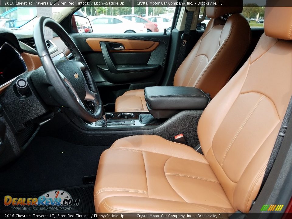 2016 Chevrolet Traverse LT Siren Red Tintcoat / Ebony/Saddle Up Photo #9