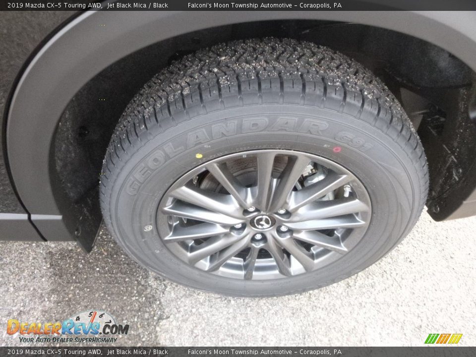 2019 Mazda CX-5 Touring AWD Jet Black Mica / Black Photo #7