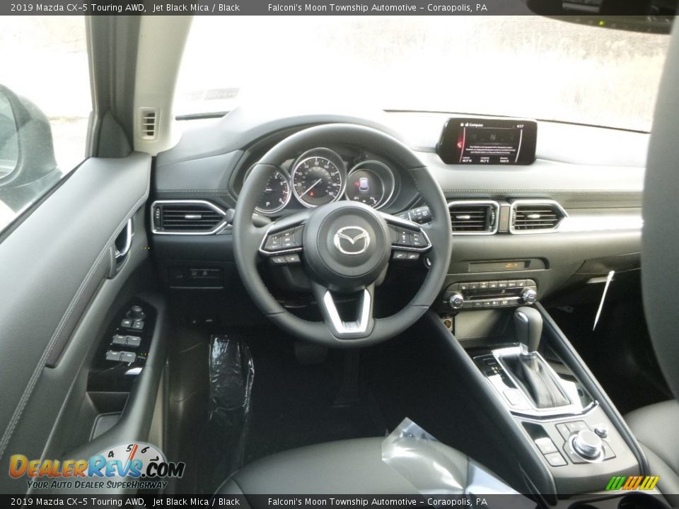 2019 Mazda CX-5 Touring AWD Jet Black Mica / Black Photo #9