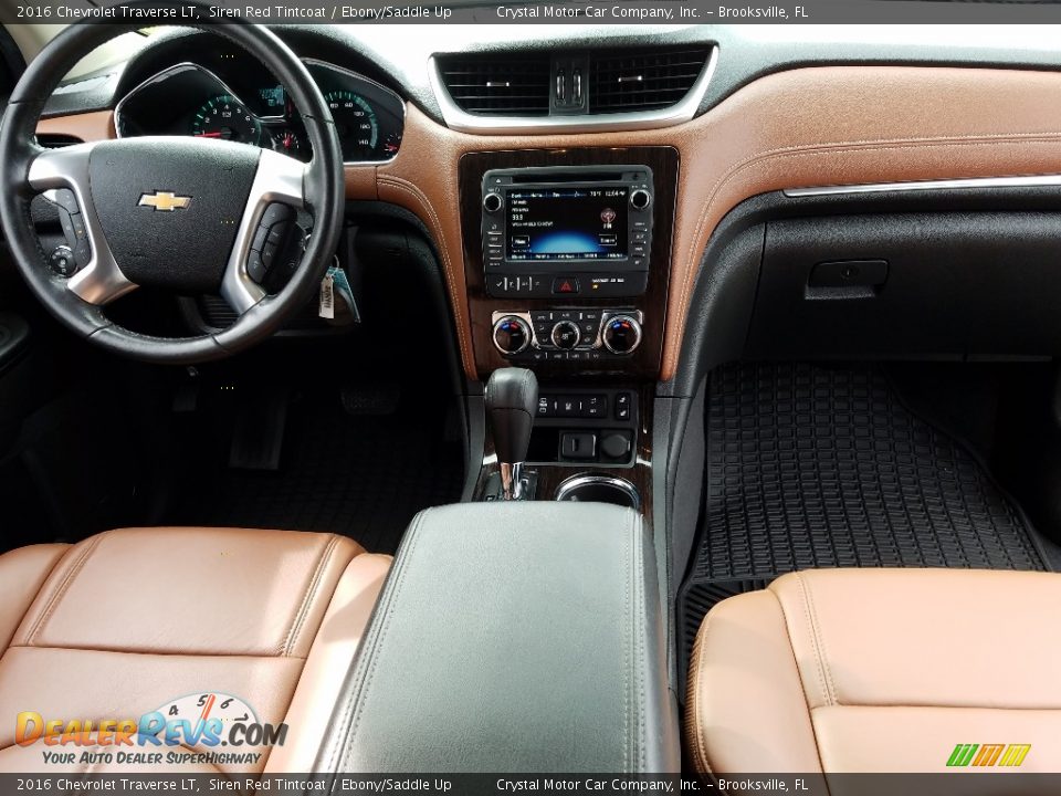 2016 Chevrolet Traverse LT Siren Red Tintcoat / Ebony/Saddle Up Photo #14